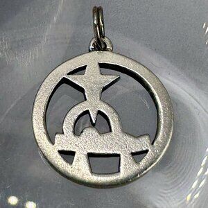 Retired James Avery A Savior Is Born Nativity Pendant  Sterling Silver Charm